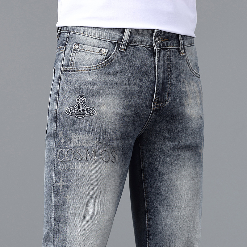Elite retro blue summer jeans