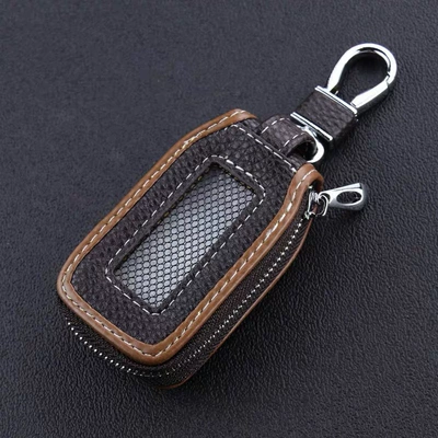 Logo for Men and Women, Car key bag - blank-without-logo-brown-edge-brown