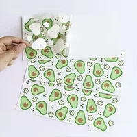 Заводская оптовая мультяшная наклейка экзотические симпатичные наклейки DIY ручной счет наклейки водонепроницаемый ПВХ самоклея