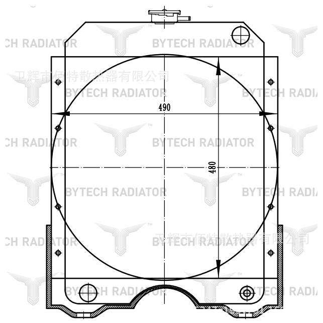 适用于山东鲁工LG920  锡柴 装载机水箱散热器厂家直供