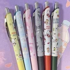 日本派通ペンテル新品サンリオクロミメッティktスヌーピー限定中性ペン0.5mm