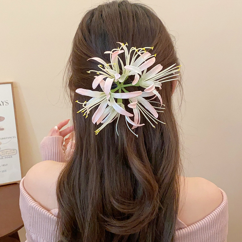 2#Duckbill clip-pink-single