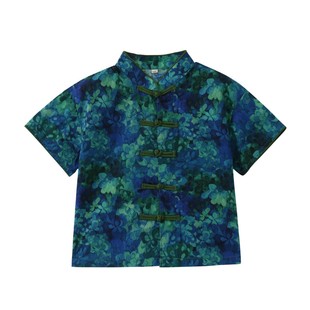 2022 Summer New Children's Tang Suit Baby Chinese Style Boys' Suit Seaside Vacation Trendy Improved Hanfu