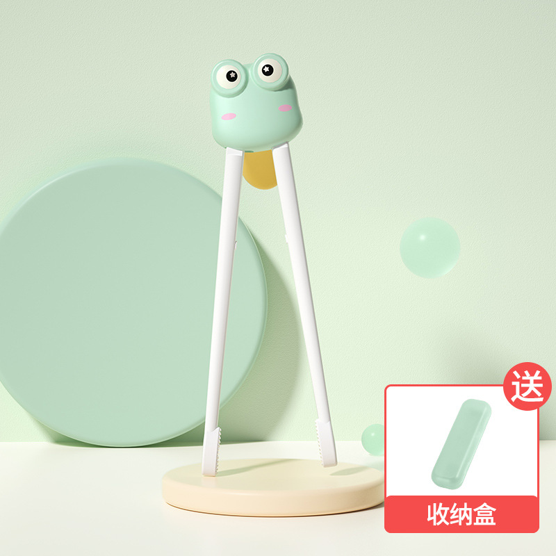 학습 젓가락 + 상자 라이트 그린