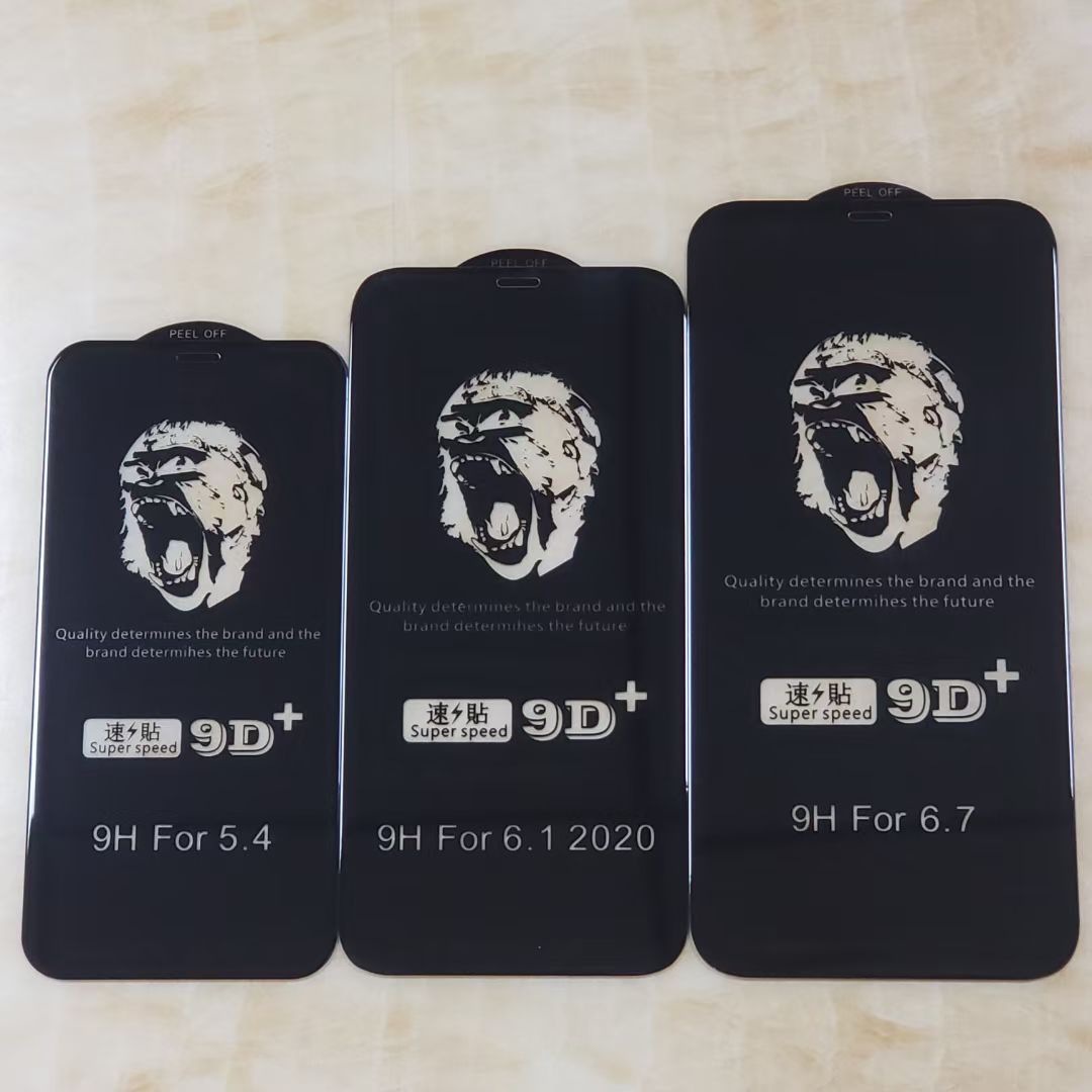 El gorila 9D moderó la película para el teléfono móvil de plena pantalla de Apple IP13/12 de Apple 15 HD película 15Pro a prueba de polvo