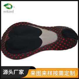 舒康骑行服坐垫厂家骑行连体裤双箭头坐垫骑行裤硅胶海绵坐垫辅料