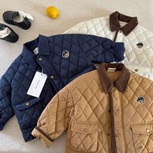 童装棉服2025儿童棉衣外套韩版男童夹棉风衣保暖宝宝外穿衣服秋冬