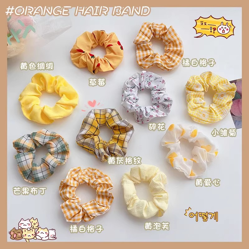 Super Hada de color sólido de malla Mori intestino grueso banda para el cabello tocado de alta calidad cuerda del lazo del pelo elegante cuerda del pelo del todo-fósforo simple accesorios para el cabello