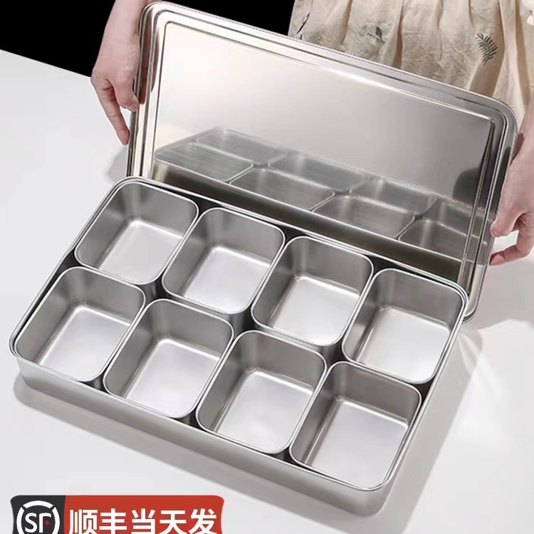 Seasoning box Commercial multi -style seasoning tank stainless steel…