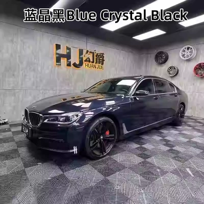 Color Change Film Tpu Film, Auto Color Change Film - imported-tpu-blue-crystal-black-152-15m-roll
