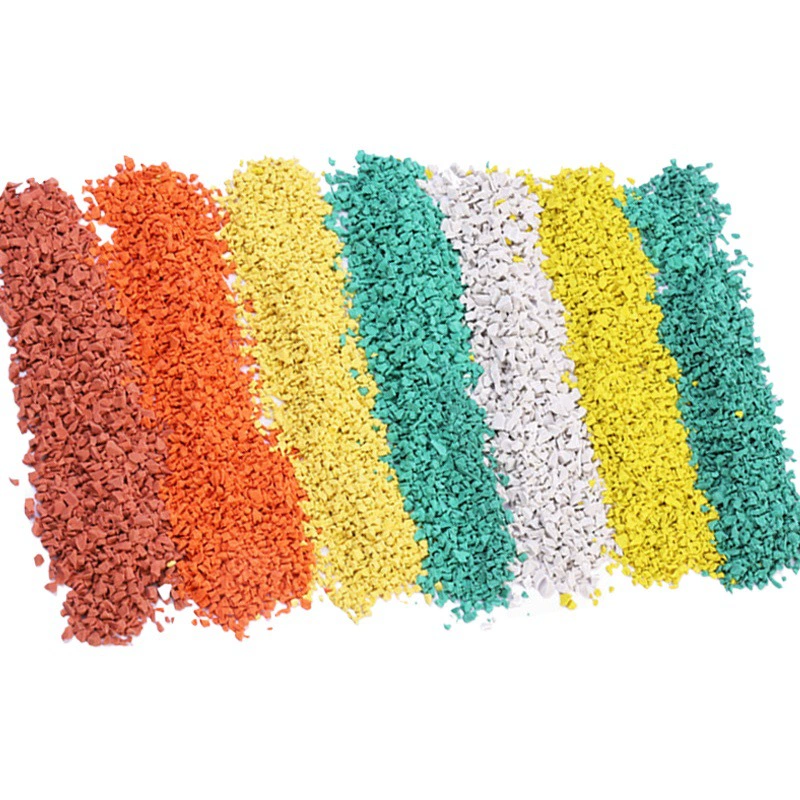 Производители пластиковый материал взлетно-посадочной полосы частицы EPDM детский сад резиновые частицы открытый парк материал взлетно-посадочной полосы в наличии