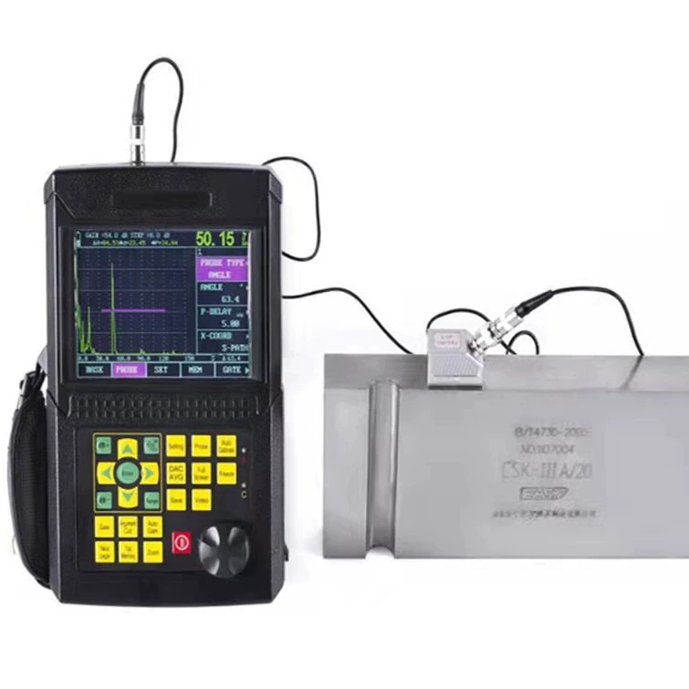 Цифровой ультразвуковой дефектоскоп TLS-582, стальной неразрушающий сварочный аппарат для обнаружения трещин, воздушных отверстий, инструмент для обнаружения дефектов металла