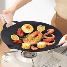 錘紋多功能烤盤戶外烤肉露營電磁爐鐵板燒兩用老式擺地攤商用家用