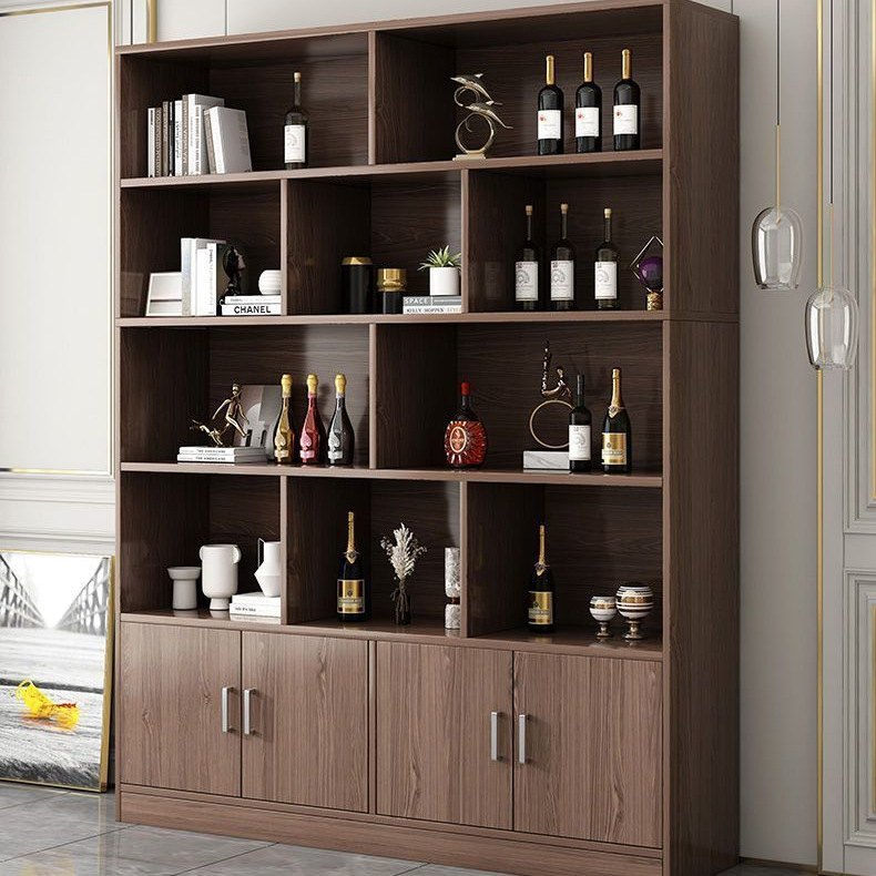 Wine Cabinet Display Cabinet Living Room Household Floor-Standing Multi-Layer Red Wine Product Display Cabinet Storage Storage Cabinet Wine Rack Tea Cabinet