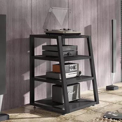 Electric car big tripod Special-shaped Amplifier Cabinet Machine Audio-visual - h04-black-relief-4-layers