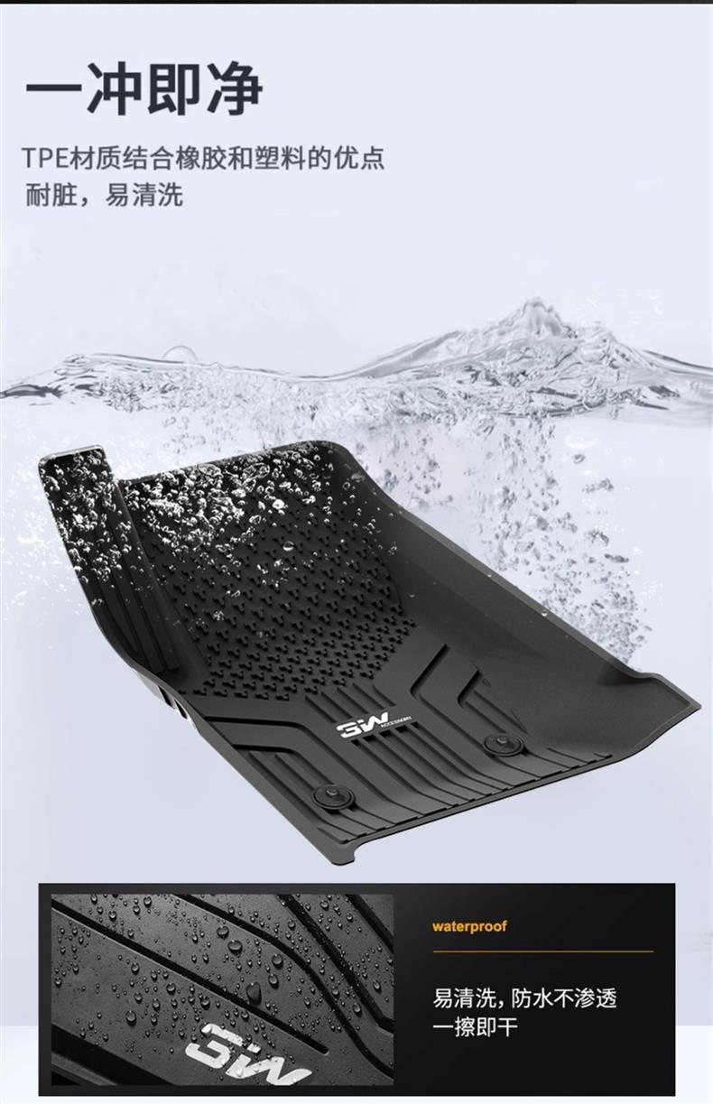 Suitable for Tank 300 All-Inclusive Tpe Floor Mat, Tail Box Mat, 3W Interior Supplies Modified Conqueror Floor Mat