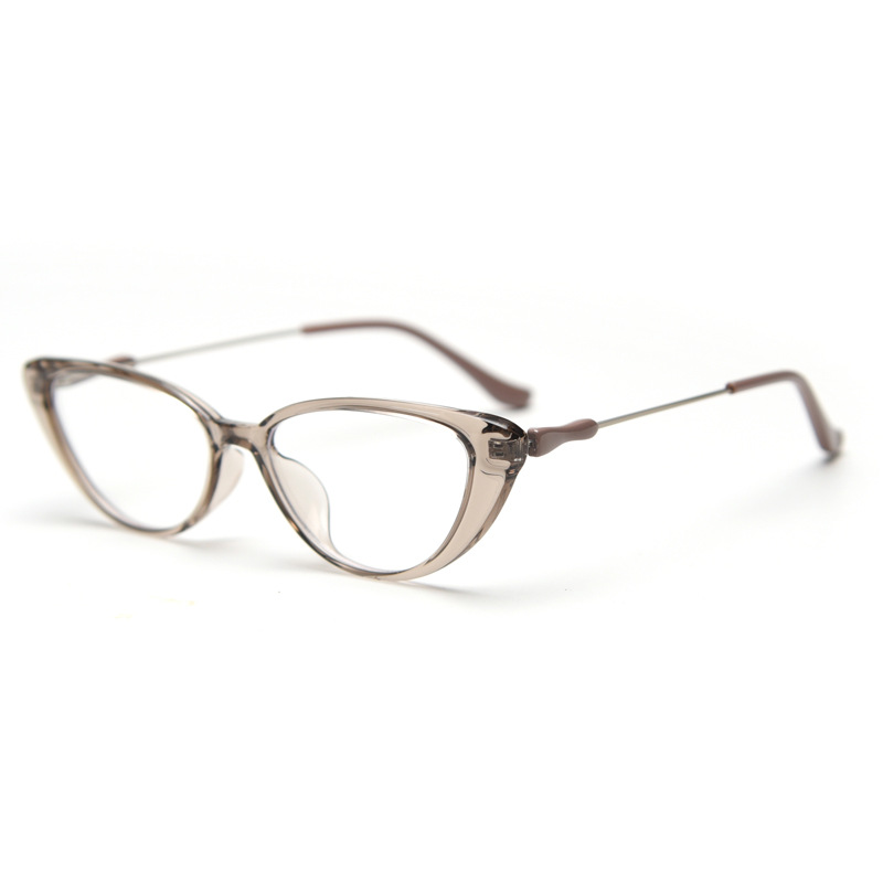 Retro TR90 Small Frame Cat Shaped Glasses For Women Fashionable Artistic Prescription Ready Non Prescription Available_voghion.com