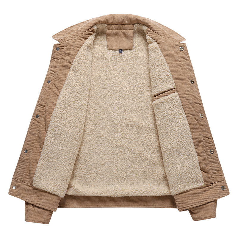 Men's Winter Jacket Padded Youth Coat Thickened Winter Outerwear_voghion.com