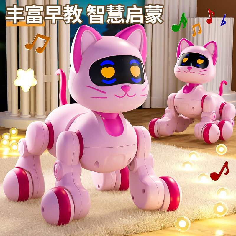 [Fabricante] Juguetes de robot gatos para niños regalos de cumpleaños para niñas regalos de mascotas para niñas