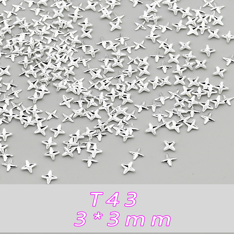 T43--(3*3mm) 금속 별