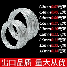 DIY手工细铁丝线花艺扎线软陶泥塑骨架花材料小卷家用捆绑细铁丝