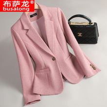 2025新款布萨龙busalong女长袖职业小西服正式装女外套工作服1655