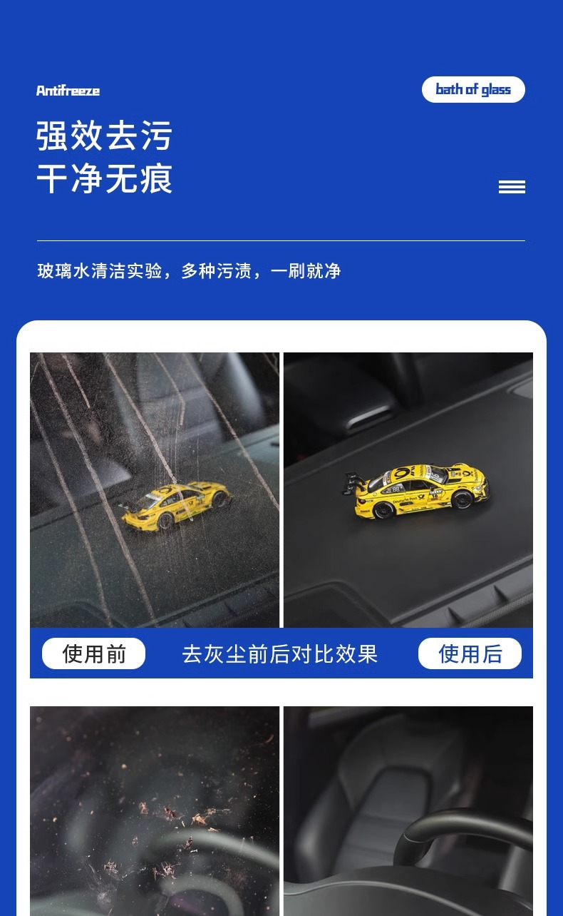 Special Glass Water Wiper Essence for Automobiles, Car Wiper Water Cleaning Fluid, Universal Oil Film Removal and Antifreeze for All Seasons