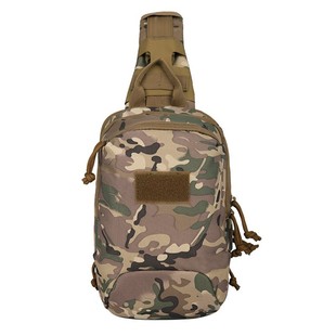 Military Fan Outdoor Sports Crossbody Travel Mountaineering Mobile Phone Storage Bag Men's Multifunctional Chest Bag Camouflage Chest Bag
