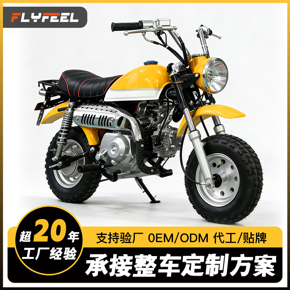Minimoto Retro Todoterreno 110CC de Hierro y Plástico con Arranque Eléctrico