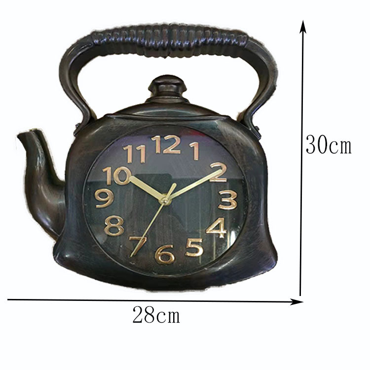 Reloj de pared moderno con diseño cartoon retro - Movimiento de cuarzo silencioso con segundos continuos - Fuente clara - Para decoración personalizada