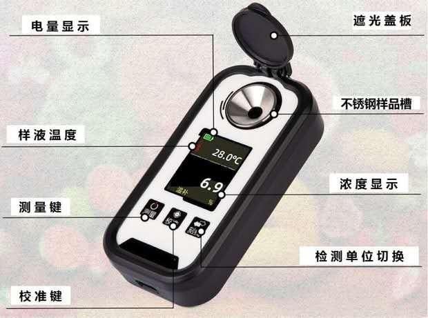 持式氨水数显浓度仪配件型号 HAD-AS3自带温度补偿