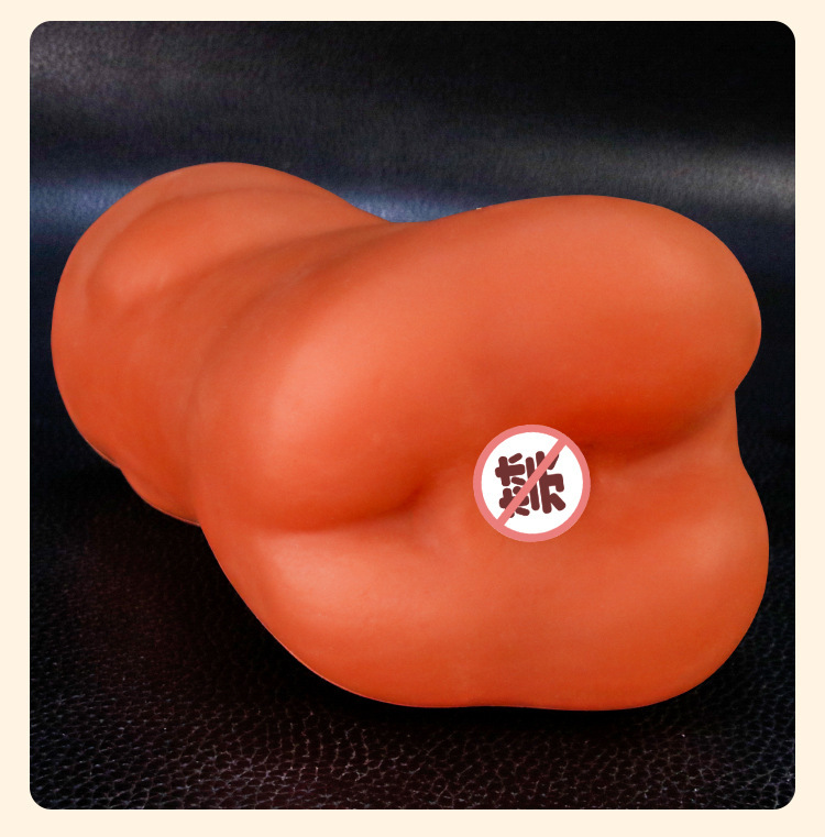 Jiuai Manual Anal Masturbator for Men, Portable TPE Airplane Cup, Flesh-Tone — detail image 7