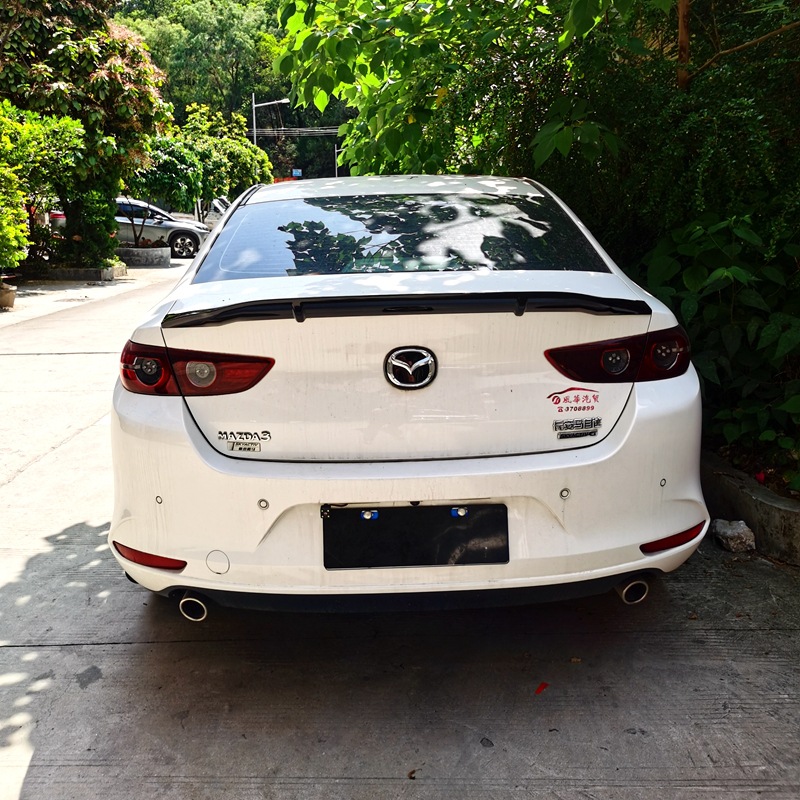 Suitable for 2020-2024 Mazda 3 Next Generation Rear Wing New Angkesela Modified R Style Fixed Wing