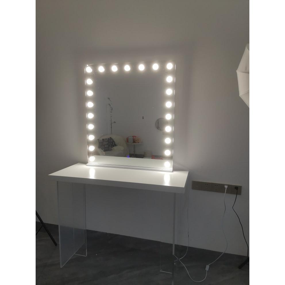 화이트 테이블 120*50*80+90*100 사각거울