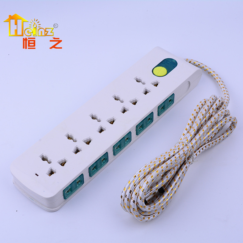 Guangdong 375 con interruptor multi-jack multi-inserción práctica de alta potencia placa de conexión fábrica de placa de conexión al por mayor