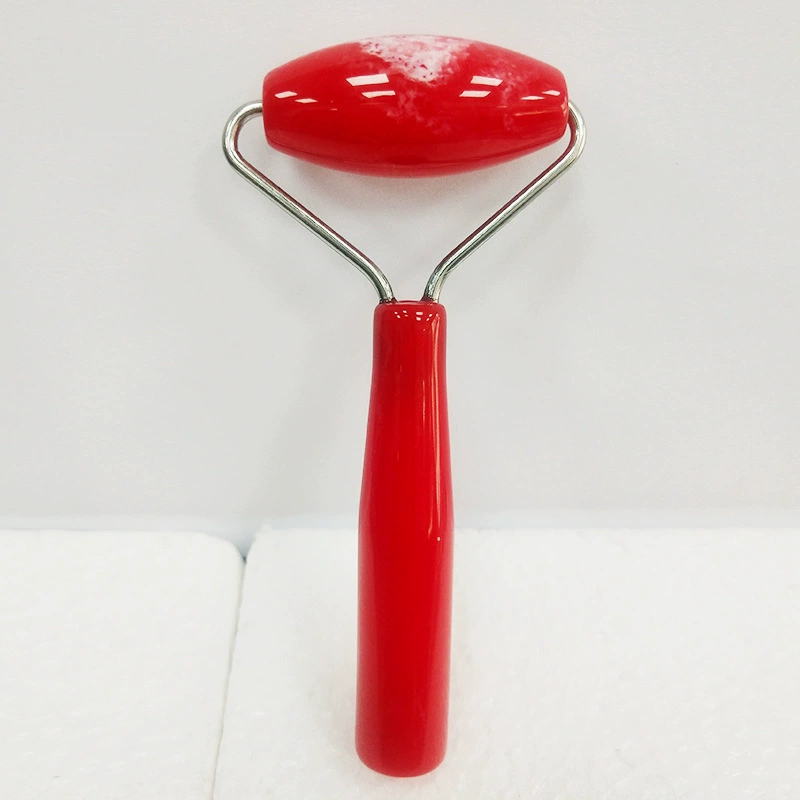 Massager wax agate for face, cosmetic crystal jade