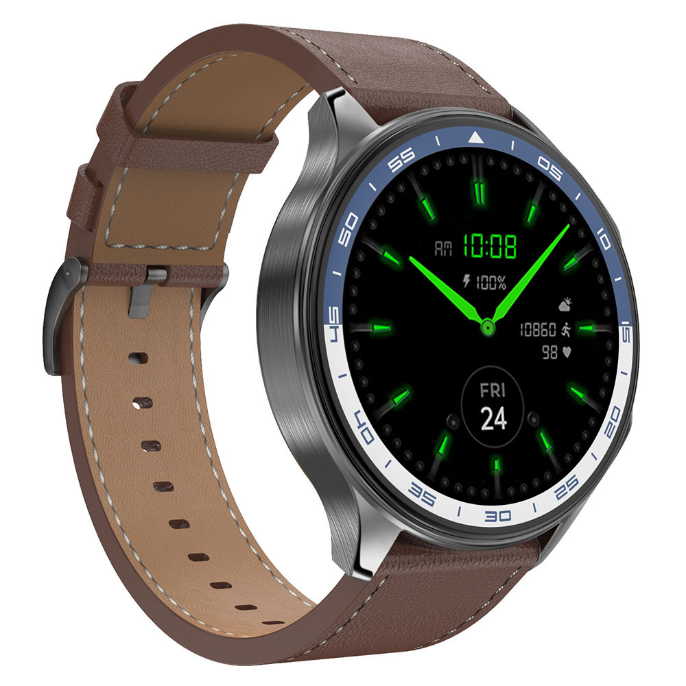 DT Watch X reloj inteligente Bluetooth llamadas AMOLED pantalla redonda frecuencia cardíaca presión arterial oxígeno salud reloj deportivo