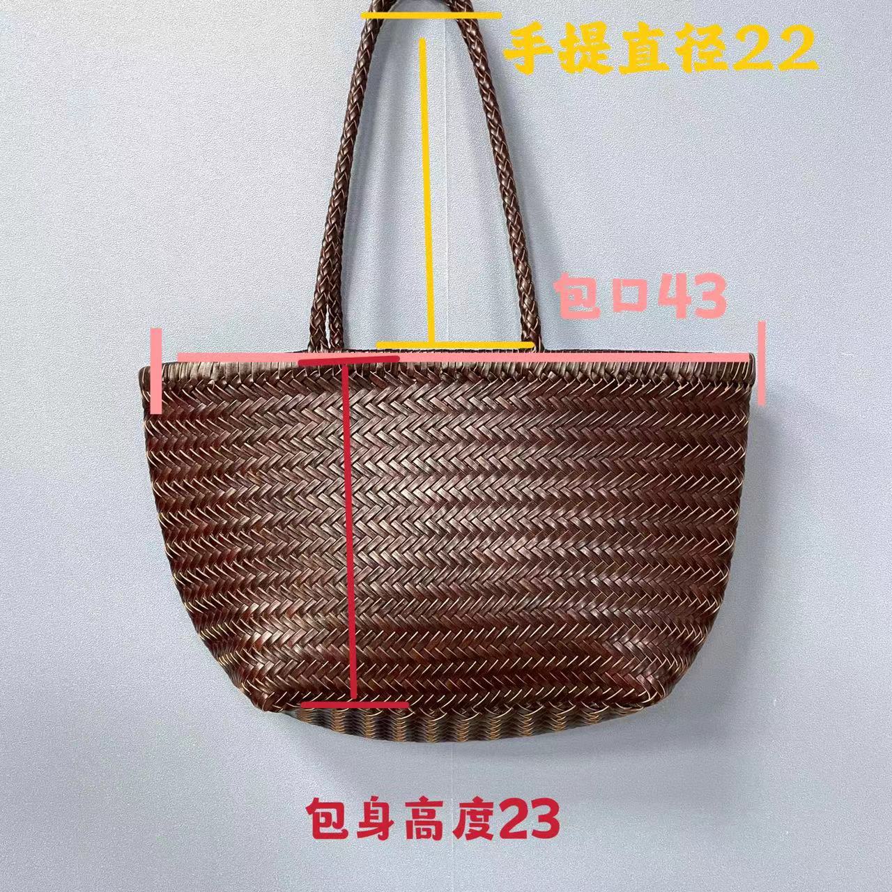 Dragon diffusion編み物バッグ本革フランス料理バスケットバッグネット赤女性バッグメーカー