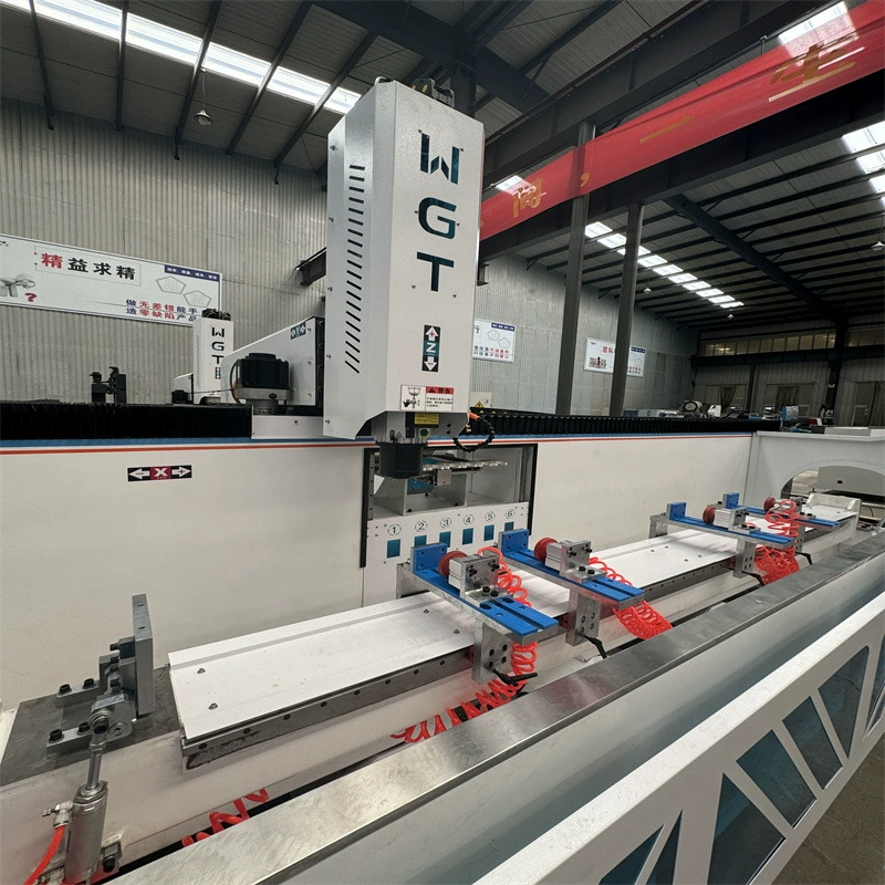 Заводская прямая продажа полностью автоматического многофункционального ЧПУ сверлильного станка, ЧПУ станка для сверления и фрезеровки алюминиевого профиля
