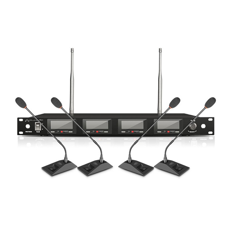 Wharfedale 英国  乐富豪 WGT804  一拖四无线会议话筒