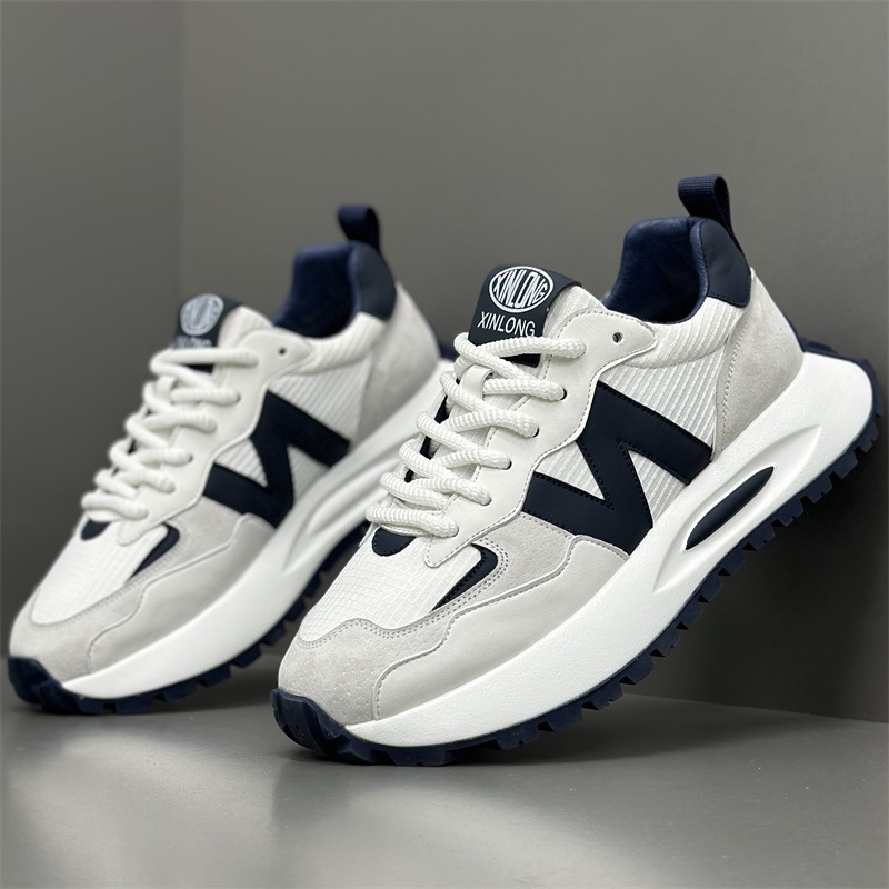 运动鞋男2025新款男鞋轻便软底透气减震跑步鞋校园网红休闲阿甘鞋