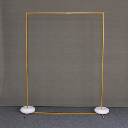 Cross-border wedding props iron square arch flower stand wedding arch support outdoor wedding balloons fresh flowers arch