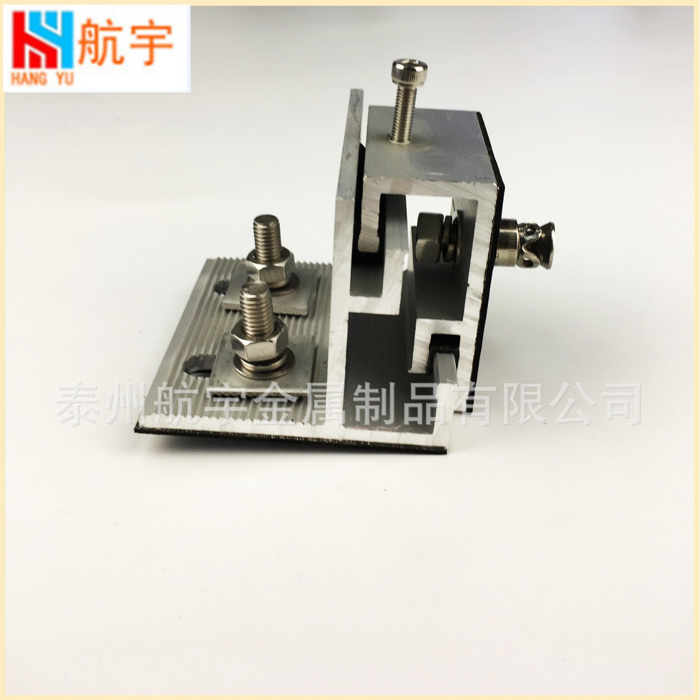 厂家供应各种规格子母挂件 铝合金带手柄子母扣件幕墙石材组合