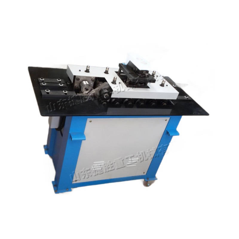 máquina de corte de borde de placa galvanizada pequeña máquina de corte de conexión cerrada de tubería de aire redonda máquina de corte de corte de perfil de metal eléctrico