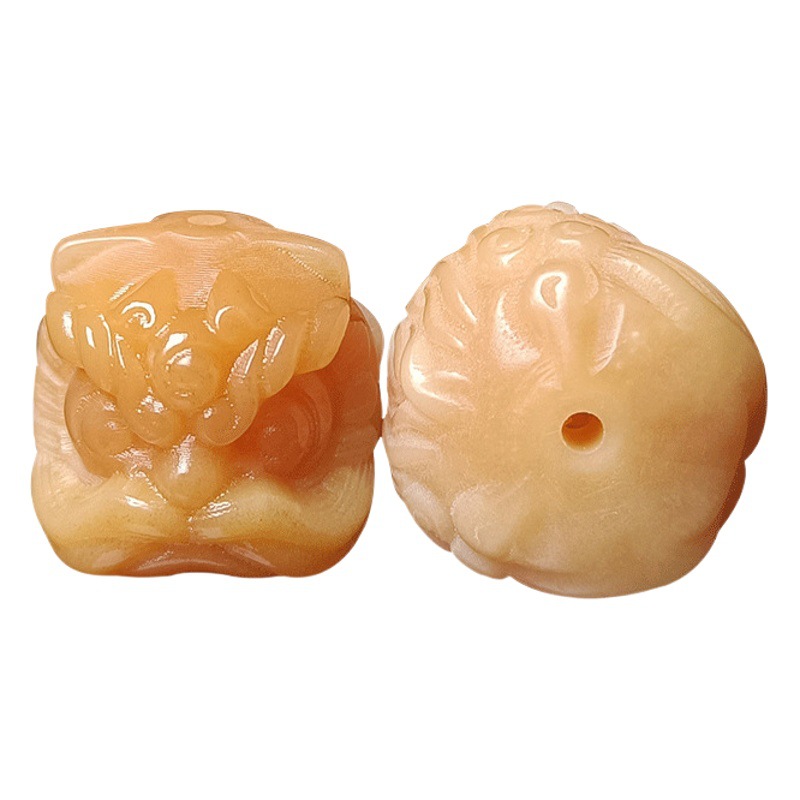 Natural carved Bodhi cat claw bracelet loose beads DIY jewelry accessories high throw Bodhi accessories Buddha beads Wenwan wholesale