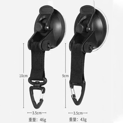 Car tent suction cup buckle home outdoor travel portable suction cup hook carabiner reusable wholesale