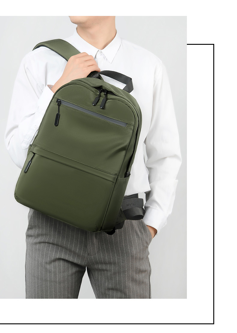 Customized New Men's Large-capacity Commuter Backpack, Versatile 14inch Unisex Logo School Bag For Middle High School,_desvips.com