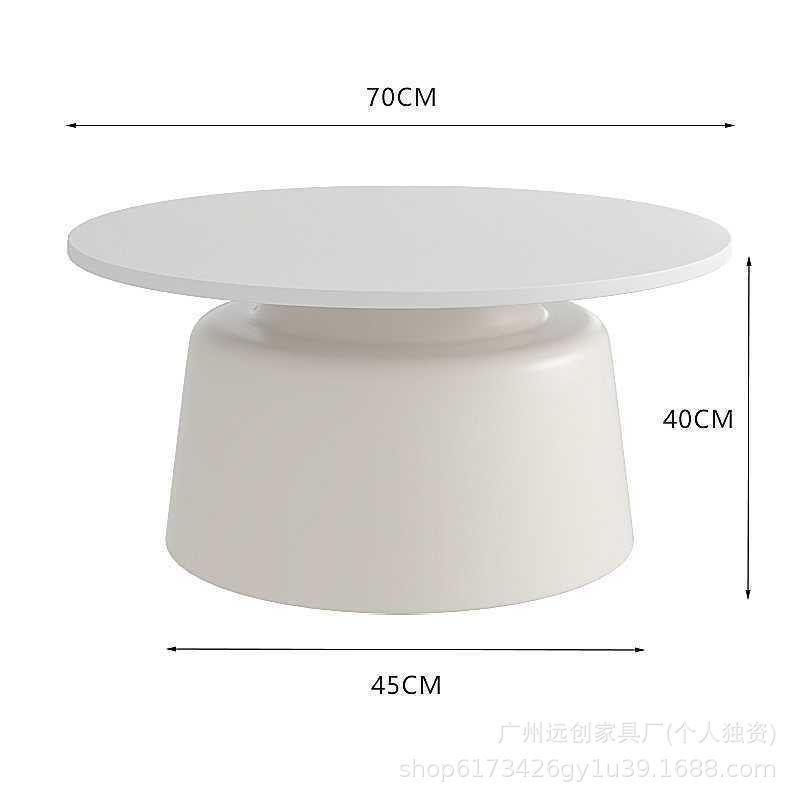 흰색 표면 + 유백색 베이스 [직경 70cm]