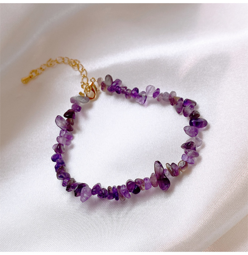 1 Piece Quantity Daily Occasion Ethnic Style Irregular Glass Titanium Steel Bracelets