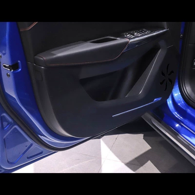 Suitable for 23-25 Lynk & C 03 car anti-kick pad black door anti-stepping integrated threshold bar non-destructive protection (Other Automotive Interior Supplies) - 18-22-lk03-car-door-anti-kick-pad-4-pieces-pure-black